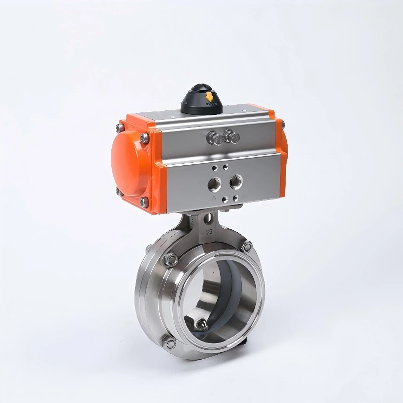 Pneumatic Sanitary Butterfly Valve